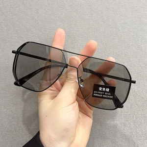 Kính Mát Chống Tia uv Có Thể Thay Đổi Màu Sắc Ngày Và Đêm Phong Cách retro Cho Nam Và Nữ
