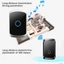 Bộ Chuông Cửa Mini JUIC, Chuông Cửa Không Dây 300M 60 Chuông, Có Đèn Pin Chạy Bằng USB 5 Mức Âm Lượng Phóng Tại Nhà Lớp Học Văn Phòng