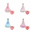 DELMER BJD SD Tóc Búp Bê, Nút Tóc Búp Bê Lụa Mềm Tóc Giả Sợi Hóa Học, Tóc Búp Bê Nhiều Màu Sắc DIY 15cm Msiredoll Bjd Tóc Giả Phụ Kiện Búp Bê BJD