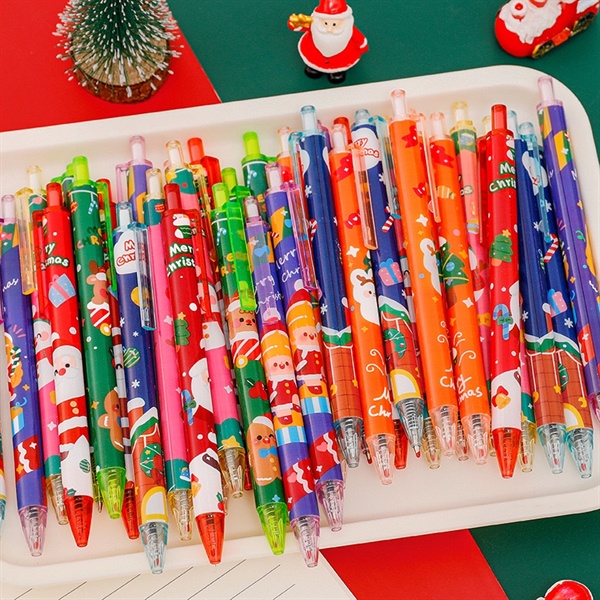 3 Bút Bi Bấm Noel Merrychristmas