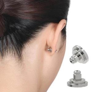 BTF 4 Chiếc Bông Tai Lưng Bộ Tai Thả Khóa Lưng Bông Tai Đa Năng Trang Trí Lưng Kẹp Lưng Thay Thế Bông Tai Nút Chặn