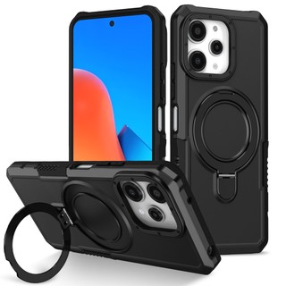 Dành Cho Redmi 12 4G / 5G Ốp điện thoại Có Giá Đỡ Nhẫn PC Cứng Lưng Mềm TPU Edge Quân Sự Cấp Chống Rơi Chống Sốc Mỏng Bao