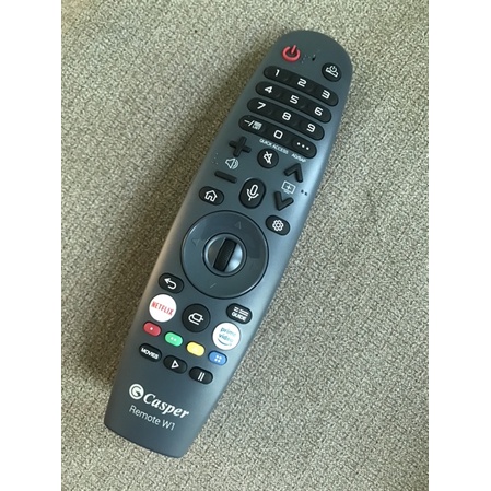 Điều khiển remote từ xa dùng cho tivi Casper có chuột bay và giọng nói Remote W1 loại tốt zin - tặng pin