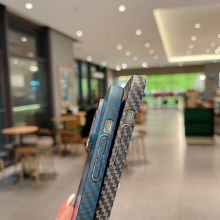 Ốp Điện Thoại Họa Tiết Sợi Carbon Cho IPhone 15 14 ProMax 13 12 11 Pro XS Max XR X 8 7 Plus SE 2020 Ốp Lưng Nhựa Cứng Vỏ Đèn K01