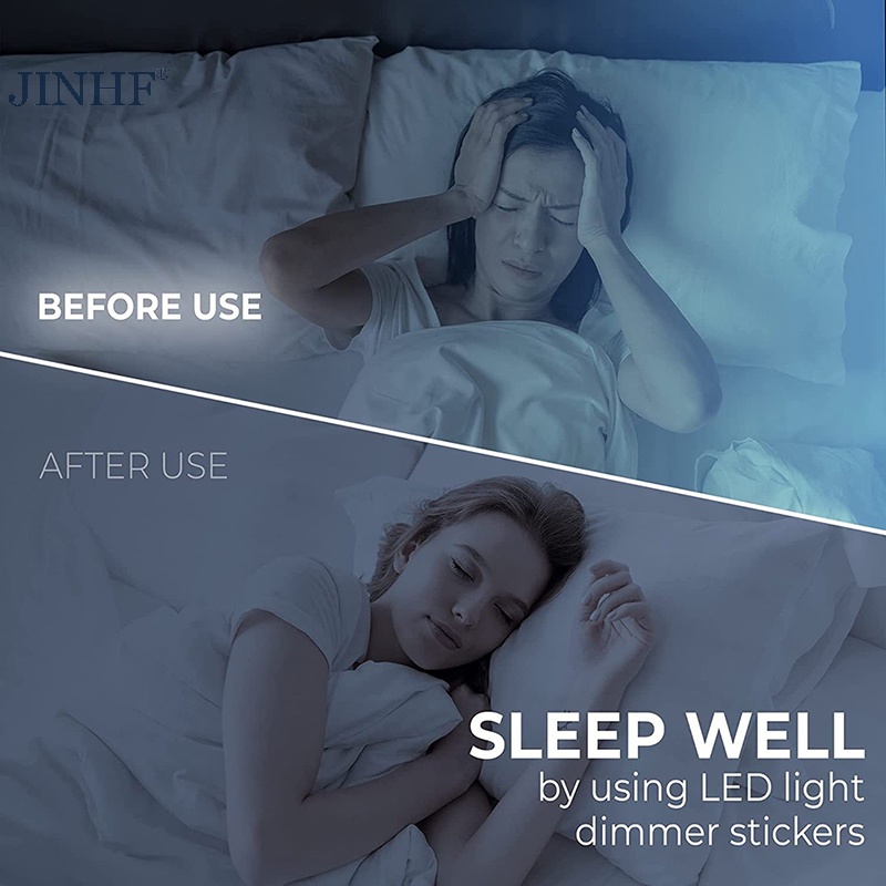 Jinf Miếng Dán Đèn led Tự Động Làm Giảm Mất Điện Cho Xe Hơi electron