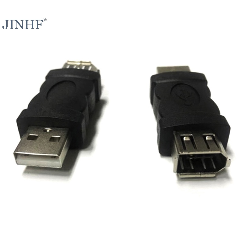 Jinf firewire Eee 1394 6 pin female Sang usb 2.0 type a male Cho Điện Thoại, Máy Ảnh mp3