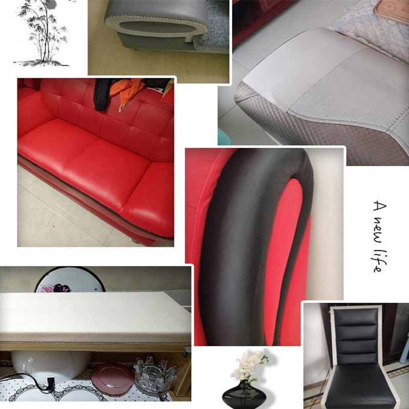 【Giao Hàng Nhanh Chóng】 Miếng Dán Da Tự Dính Không Cần Ủi Sofa Sửa Chữa Miếng Dán Da PU Dán Ghế Sofa