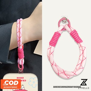 Dây buộc điện thoại di động, dây cổ, đeo chéo, cá tính, sáng tạo, thời trang, vỏ điện thoại di động đa chức năng, chống rơi, chống thất lạc, vỏ điện thoại di động màu tương phản dài
