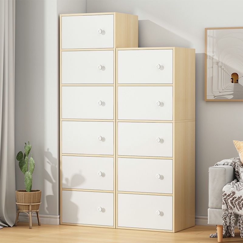 SUNNY Tủ gỗ đa năng Kệ sách gỗ kiểu mới Thích hợp cho phòng khách phòng ngủ và các dịp khác