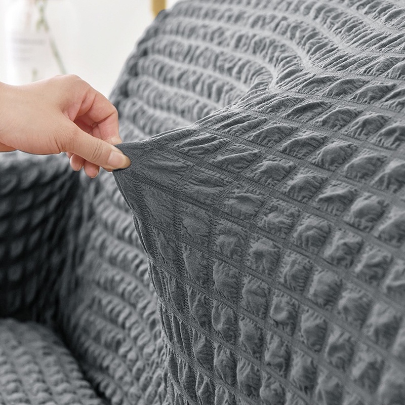 Bọc Ghế Sofa,1 / 2 / 3 / 4 Chỗ Ngồi,Vệ Đệm Ghế Sofa Vải Thun Mại Co Giãn, Màu Trơn Sang Trọng Tự Bọc Tại Nhà Sofa Decor