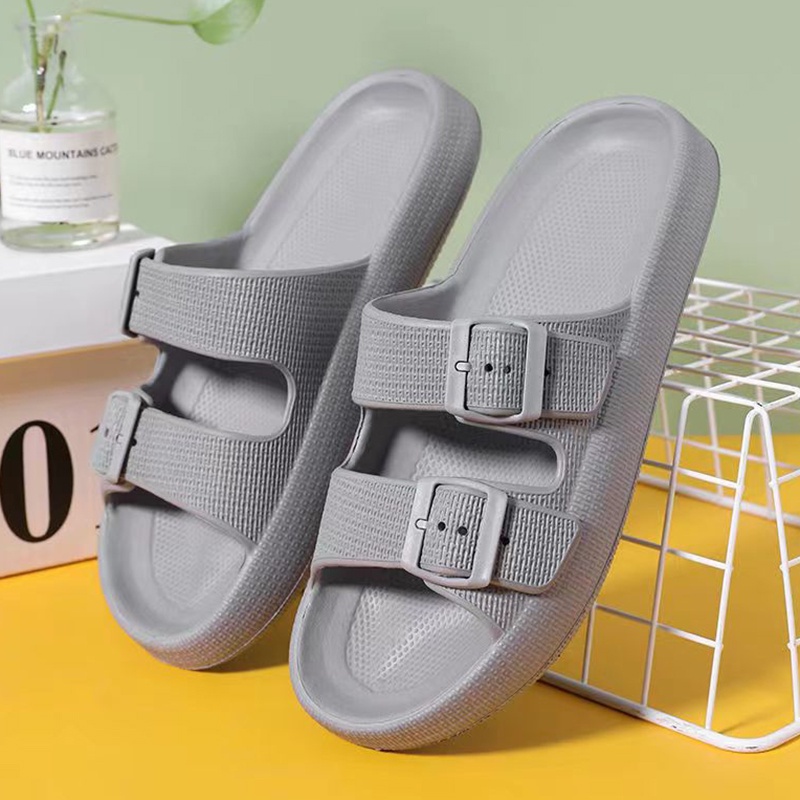 Mềm Dép Xỏ Ngón Đi Trong Nhà Đế Dày Thoải Mái Chống Trượt Có Khóa Điều Chỉnh Được Cho Nam