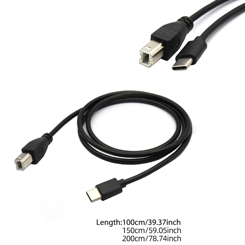 Dây Cáp Kết Nối Đàn Piano Cổng USB C Sang USB B Dài 1m 1 5m 200cm