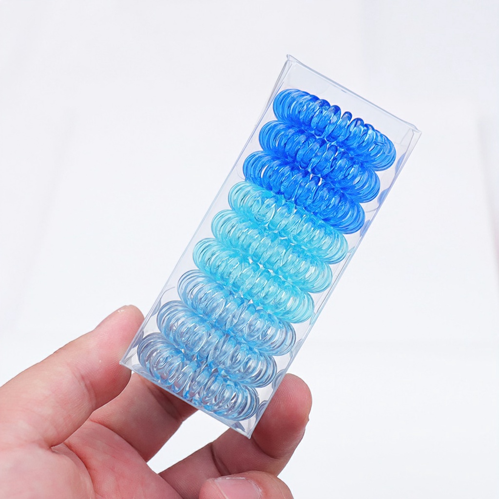 Dây Buộc Tóc Da Cao Su Không Đường May Phong Cách Hàn Quốc Cho Nữ Mã TOOL
