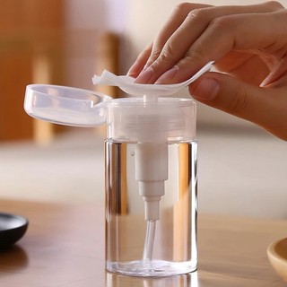 [Buôn Sỉ Siêu Rẻ] Chai Lọ Chiết Nước Tẩy Trang 100ml,  200ml, Vỏ Nhựa Pet Đựng Toner Có Nút Nhấn Tiện Lợi - SUNND
