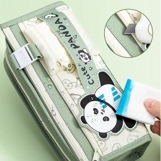 Túi Đựng Bút Họa Tiết Gấu Trúc Hoạt Hình Dễ Thương