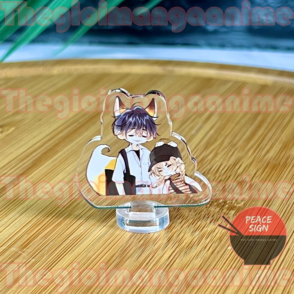 (3CM) Standee Tình yêu thầm kín Vụng Trộm Không Thể Giấu tượng mica acrylic in hình manhua chibi quà tặng xinh xắn