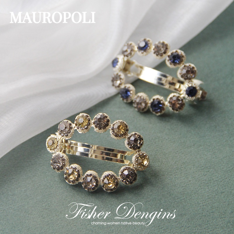 Mauropoli Kẹp Tóc Nữ Ngọc Trai, Kim Cương Giả, Nửa Buộc, Đơn Giản, Tinh Tế, Top Kẹp Ngang
