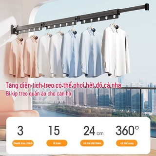 Giá treo quần áo kim loại Bunnies gấp gọn thông minh, tiết kiệm không gian, chắc chắn