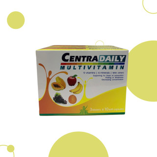 [ 3 CENTRA DAILY + 1 SỦI ACTISO] Combo Bổ sung vitamin và khoáng chất cho cơ thể, hỗ trợ tăng đề kháng, căng thẳng