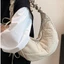 Túi xách tay xếp ly FUJIOU, Túi đeo chéo Nylon INS Túi đeo vai, Túi đựng nách thời trang cầm tay phong cách Hàn Quốc sang trọng đơn giản
