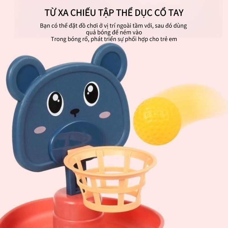 Bóng Thả Cuộn Xoay Đa Tầng Siêu Thú Vị - Track Vòng Tròn Hấp Dẫn Kết Hợp Luyện Kỹ Năng Phối Hợp Tay Mắt & Tư Duy Logic
