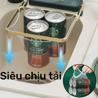 Giá treo túi lọc rác bồn rửa bát ngăn tắc nghẽn, Giá lọc thức ăn thừa, Bồn rửa chén bát tặng kèm 50 lưới lọc