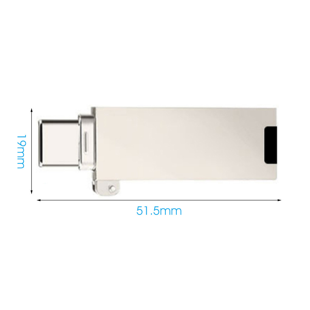 [Ky] Đầu đọc thẻ TF 2 trong 1 Đầu đọc thẻ nhớ USB 2.0 Type-C / Micro USB OTG tốc độ cao cho điện thoại