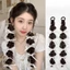 Tóc Giả Tết Hoa Thắt Ruy Băng Trắng, Tóc Tết Y2K Phong Cách Hàn Quốc (Giá 1 Bên) QiQiShop