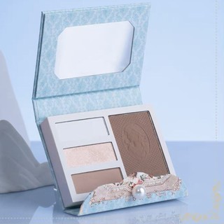 COLORROSE Bảng Màu Phấn Mắt Hiệu Ứng Lì / Ánh Nhũ Bốn Màu Sắc Kết Hợp