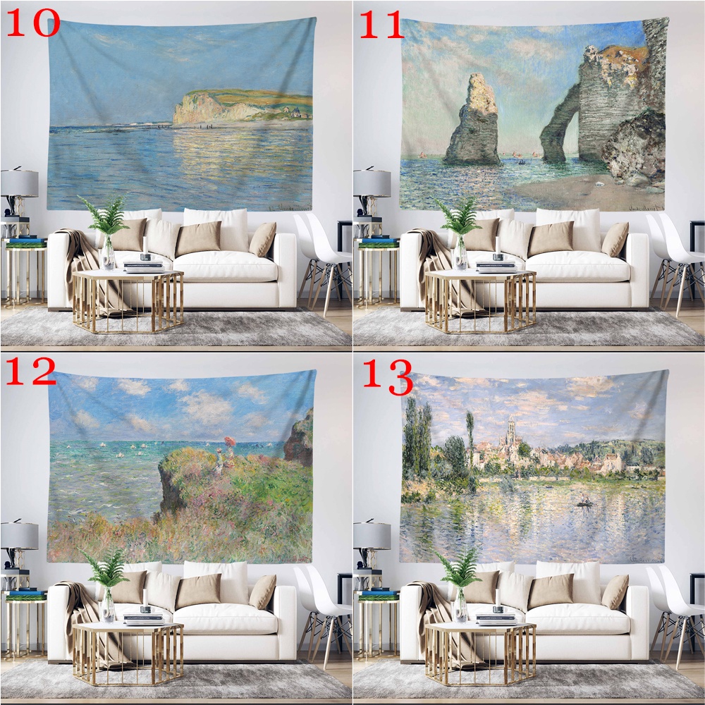 Claude Tấm Thảm Treo Tường Bằng polyester Có Kẹp Trang Trí Phòng Ngủ (Quà Tặng)