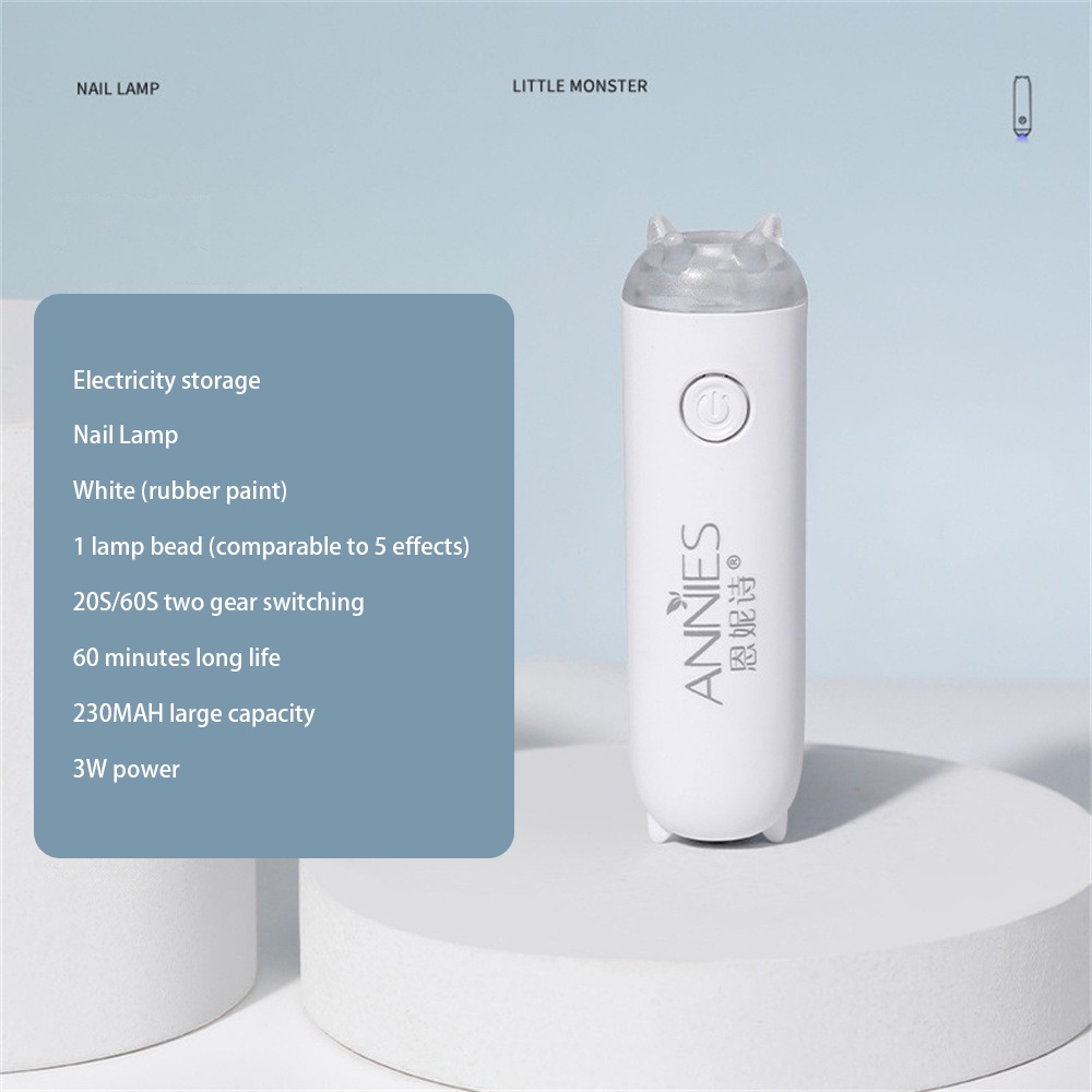 Ảnh ANNIES Đèn uv Sấy Khô Móng Tay mini Sạc usb Tiện Lợi 4