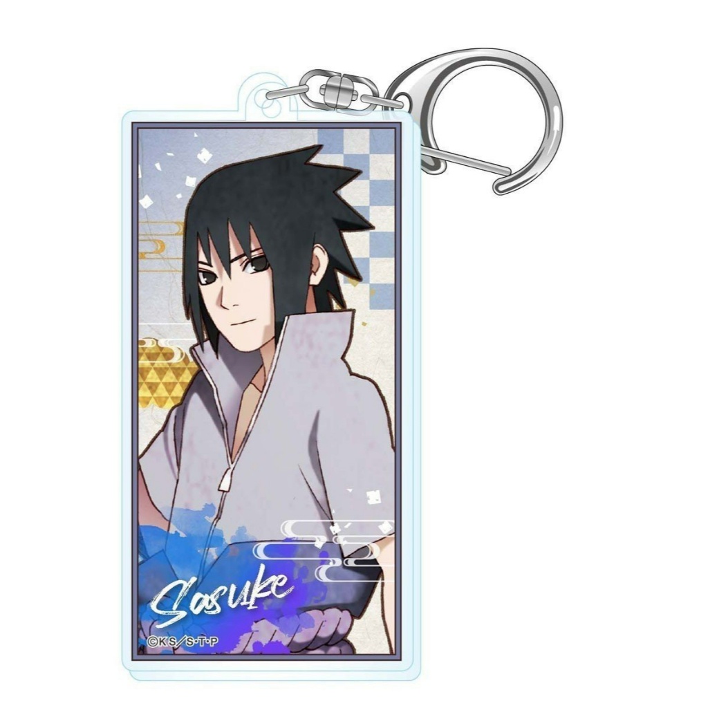 Móc khóa NARUTO ver CHỮ NHẬT mica acrylic in hình anime xinh xắn
