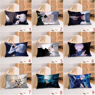 Jujutsu Kaisen Satoru Gojo Vỏ Gối Hình Chữ Nhật Một Mặt In Hình Gối Polyester Sofa Đệm Trang Trí Nhà Cửa (Không Có Lõi)