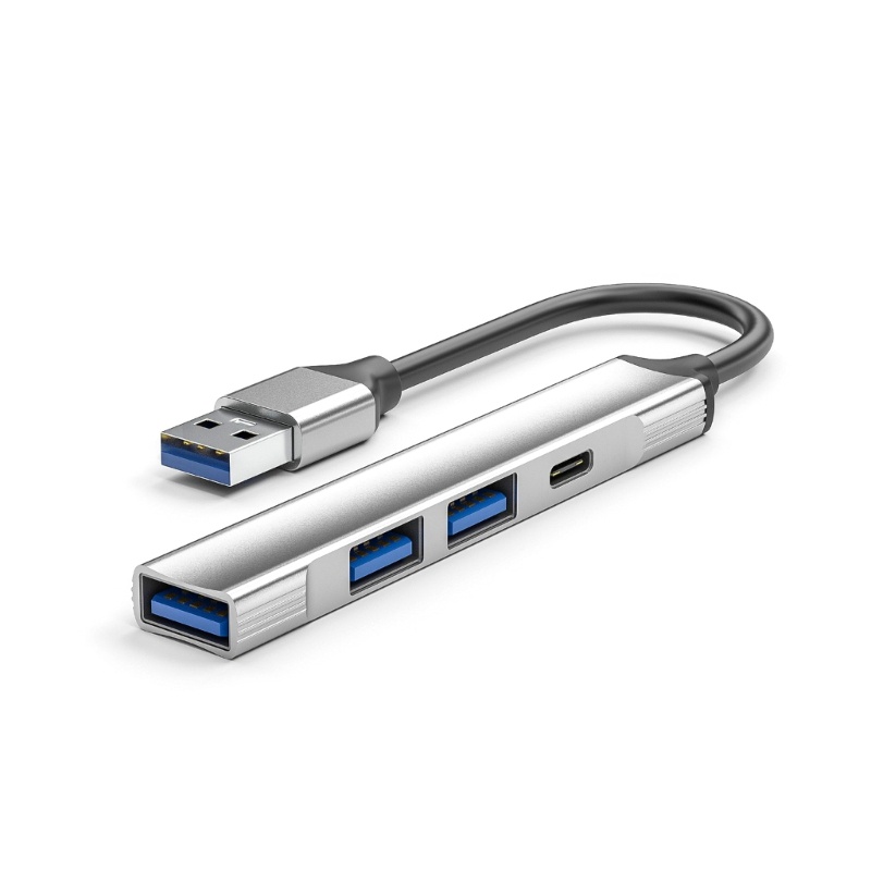 [3C] Bộ chia USB 4 cổng USB USB HUB USB3 0 USB2 0 Bộ chuyển đổi TypeC cho điện thoại Chuột máy tính bảng