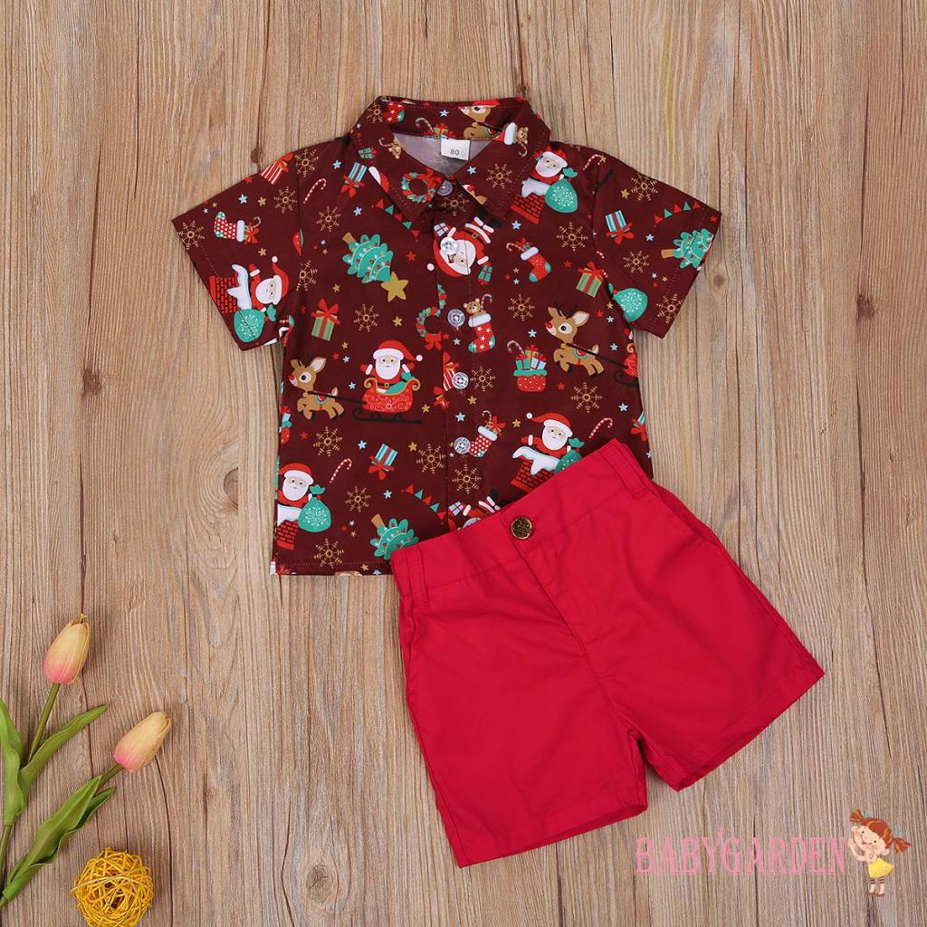 Set Áo Thun polo & Quần short Trơn Màu Cho Bé Trai 1-6 Tuổi