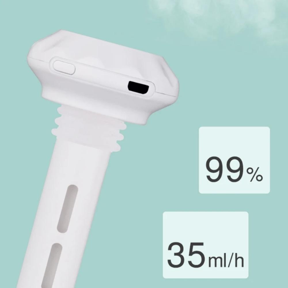 Máy tạo độ ẩm không khí USB BORAGETE, Máy khuếch tán tinh dầu ánh sáng lãng mạn siêu âm, Đèn LED Anion ABS di động Máy lọc ô tô