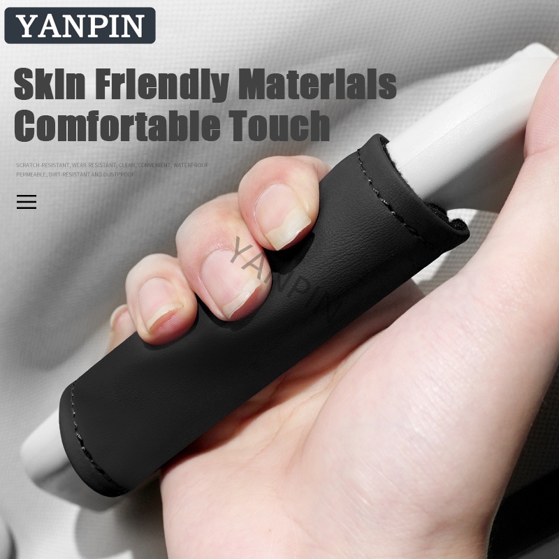 1 Vỏ Da Bọc Tay Cầm Xe Hơi napa