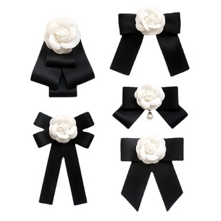 Thanh Lịch Camellia Thắt Nơ Thanh Lịch Nữ Hoa Hồng Cổ Hoa Có Chân Đồng Phục Học Tập / Đầm / Áo Sơ Mi Cổ Trang Trí Quà Tặng Sinh Nhật