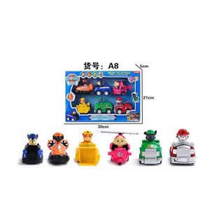 Bộ Mô Hình Chú Chó Cứu Hộ paw patrol Dễ Thương Cho Bé