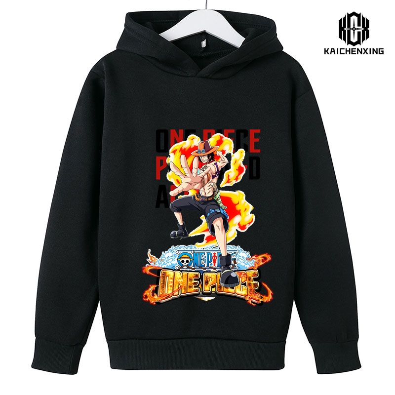 Áo hoodie In Hình one piece Thời Trang 2023 Dành Cho Bé Trai Bé Gái