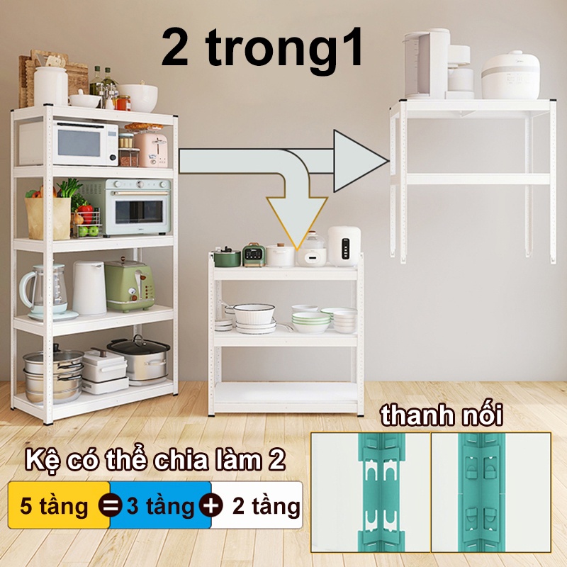 SUNNY Kệ Sắt V Lỗ Đa Năng 3/4/5/6 Tầng 2 màu Kệ Sắt Vận chuyển trong vòng 24 giờ（Chịu được 400kg）