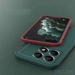 Ốp Điện Thoại silicone Mềm Nhám Siêu Mỏng Bảo Vệ Ống Kính Máy Ảnh Cho redmi k70 pro k70e