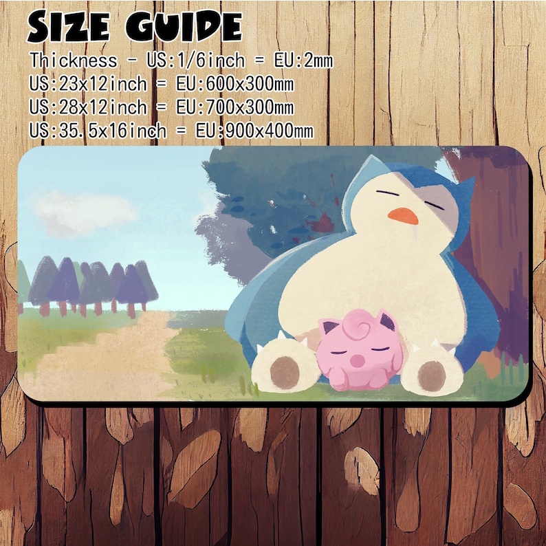 Pokemon Anime Miếng Lót Chuột Cực Lớn Hoạt Hình Dễ Thương Miếng Lót Trò Chơi 900x400mm Cao Su Chống Trơn Trượt Bàn Phím Để Bàn Pad