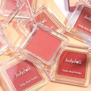 Judydoll ❈ ❈ ❈ ❈ 🍎 🍎 Màu hồng đơn sắc Trang điểm khỏa thân Phấn má hồng tự nhiên Phấn má hồng làm tròn tất cả trong một Phấn má hồng trang điểm mặt