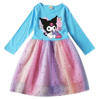 Cô Gái Mới Nhất Váy Dài Tay kuromi 8968