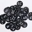 MONOSTYLE 50 CÁI Thẻ số nhựa, Số xếp hàng nhà hàng nhẹ mỏng, Nhựa bền màu đen / đỏ / xanh lá cây