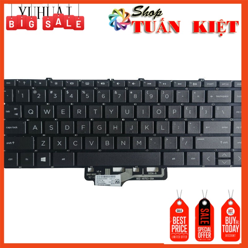 Tastiera Retroilluminata Per HP Spectre X360 13-AW0008CA 13-AW0023DX - Nuova - Layout USA