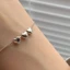 Unstop * Hạt Trái Tim Vòng Tay Quyến Rũ Dây Đeo Tay Có Thể Điều Chỉnh Lắc Tay Tuyên Bố Trang Sức