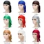 JKDESIGN Bandana Khăn Lụa Thoáng Khí, Thời Trang Có Thể Điều Chỉnh Phù Hợp Turban Hijab