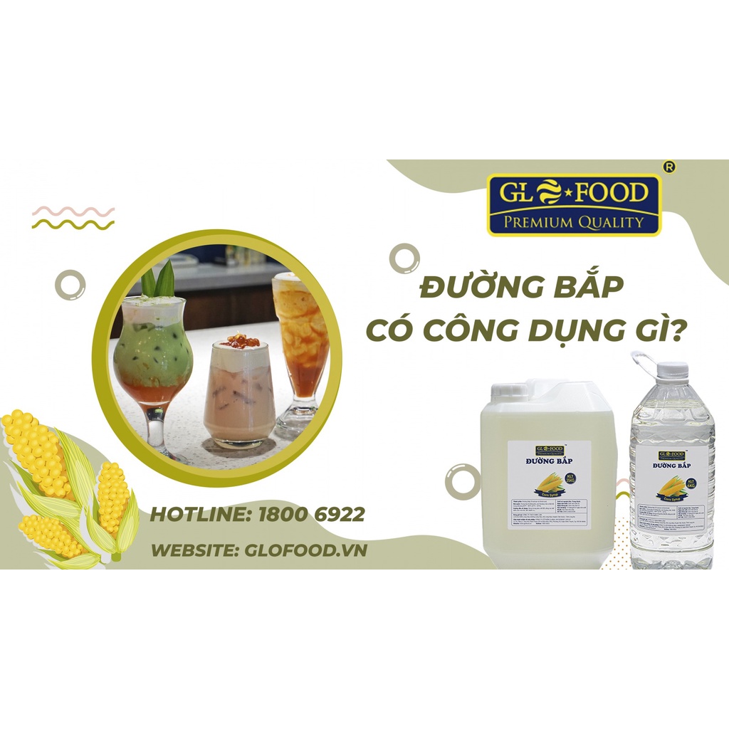 [CAN 25KG] Đường bắp Glofood